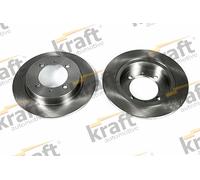Kraft Automotive Bremsscheibe 6054220 - 2er-Set 260 mm Hinterachse - passend für Mitsubishi, Volvo