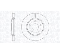 2x Bremsscheibe MAGNETI MARELLI 361302040638 302mm für FIAT FREEMONT JTD 4x4 5