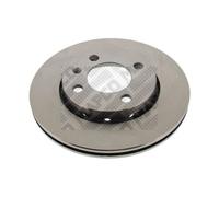 2x Bremsscheibe MAPCO 15835 passend für SEAT VAG