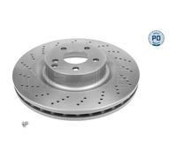 2x Bremsscheibe MEYLE 083 521 0019/PD passend für MERCEDES-BENZ