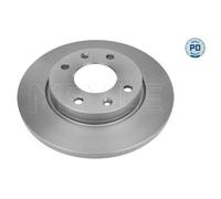 Meyle 1x Bremsscheibe Vorderachse Voll [Hersteller-Nr. 11-155210036/PD] für Citroën, Peugeot