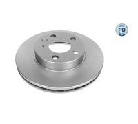 Meyle Bremsscheibe MEYLE-PD 115 521 0035/PD – vorne rechts/links belüftet 280 mm für VW