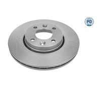 2x Bremsscheibe MEYLE 16-15 521 0039/PD passend für LADA NISSAN RENAULT DACIA