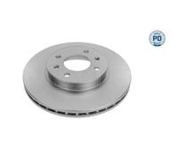2x Bremsscheibe MEYLE 37-15 521 0031/PD passend für HYUNDAI KIA