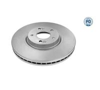 2x Bremsscheibe MEYLE 37-15 521 0035/PD passend für HYUNDAI