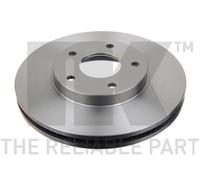 2X NK BREMSSCHEIBEN 280mm BELÜFTET VORNE PASSEND FÜR NISSAN ALMERA CEFIRO