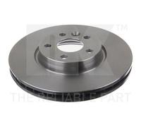 2x Bremsscheibe NK 202573 passend für FORD VOLVO LAND ROVER