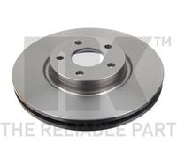 2x Bremsscheibe NK 202581 für FORD MONDEO BA7 13,8 4 Turnier Van EcoBoost TDCi