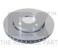 2x Bremsscheibe NK 203035 für MITSUBISHI COLT SMART FORFOUR 454 CZC RG 6 Z31A