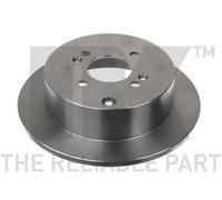 NK Bremsscheibe 203430 hinten (rechts/links) 262 mm voll 2er-Set für Hyundai Kia