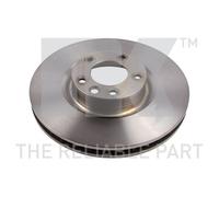 2x Bremsscheibe NK 2047161 passend für PORSCHE VW