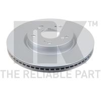 NK Bremsscheiben 312662 – 2x vorne Ø293 mm belüftet beschichtet für Honda Civic IX FB/FG