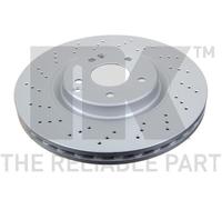 2x Bremsscheibe NK 3133117 für SLK KLASSE MERCEDES CLK S203 W203 Model C209 R171