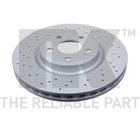 2x Bremsscheibe NK 3133124 für CLA GLA KLASSE X156 C117 MERCEDES W176 Sports 200