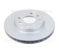 2x Bremsscheibe NK 313640 passend für OPEL VAUXHALL