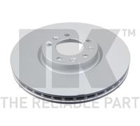 Nk 1x Bremsscheibe Vorderachse belüftet [Hersteller-Nr. 313742] für Citroën, Ds, Iveco, Opel, Peugeot, Toyota, Vauxhall