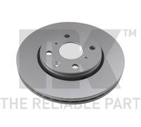 2x Bremsscheibe NK 3145102 für 107 PEUGEOT C1 TOYOTA 108 CITROËN AYGO KGB10_ GPL