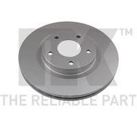 Nk 1x Bremsscheibe beschichtet Vorderachse Belüftet [Hersteller-Nr. 319329] für Chrysler, Citroën, Dodge, Jeep, Lancia, Mitsubishi, Peugeot
