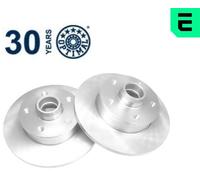 2x Bremsscheibe OPTIMAL BS-0250C 2 Bremsscheiben Hinterachse Hinten