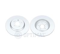 2x Bremsscheibe OPTIMAL BS-6410C 2 Bremsscheiben Hinterachse Hinten