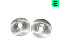 2x Bremsscheibe OPTIMAL BS-7668HC für FORD TOURNEO TRANSIT CONNECT 16V LPG TDCi