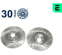 Optimal Bremsscheibe BS-7834HC vorne rechts/links, gelocht, innenbel. 360 mm, für Mercedes-Benz