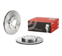 2x Bremsscheibe PRIME BREMBO 09.9554.10 für HONDA JAZZ GA LOGO 2 CITY 4 DSI GD5