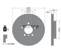 Bremsscheibe PRO+ 92277805