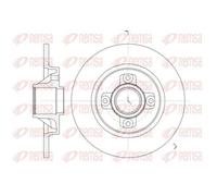 2x Bremsscheibe REMSA 61058.00 passend für CITROËN