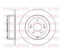 2x Bremsscheibe REMSA 61106.00 passend für HYUNDAI