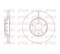 Remsa Bremsscheibe 6328.10 – vorne – passend für Audi, Seat, Skoda, VW