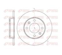 Bremsscheibe REMSA 6630.00