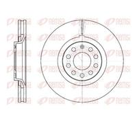 2x Bremsscheibe REMSA 6730.10 passend für SEAT VW VAG AUDI