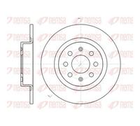 Remsa Bremsscheibe 6983.00 – hinten – passend für ABARTH, FIAT, OPEL, VAUXHALL – 2 Stück
