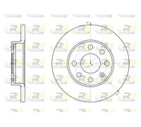 2x Bremsscheibe ROADHOUSE 6059.00 für S83 KADETT T85 OPEL CC 236mm Caravan J89
