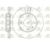 2x Bremsscheibe ROADHOUSE 6426.10 für 6N2 LUPO SEAT AROSA CLASSIC 6X1 POLO VW 3