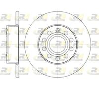 ROADHOUSE Bremsscheibe hinten rechts links voll Ø259,8mm 259,8mm für SKODA VW SEAT AUDI 23-0725 1K0615601L 1K0-615-601L 6650.00