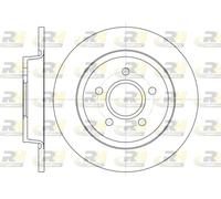 2x Bremsscheibe ROADHOUSE 6712.00 für FOCUS MAX VOLVO FORD V50 DM2 279,9mm 2 CNG