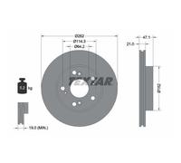 Bremsscheibe TEXTAR 92175803, 1 Stück