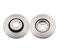 2x Bremsscheibe TRW DF6508S passend für LAND ROVER