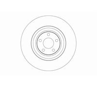 2x Bremsscheibe TRW SINGLE DF4268S für A6 A8 AUDI VW PHAETON 3D3 4D8 3D4 3D8 3D2