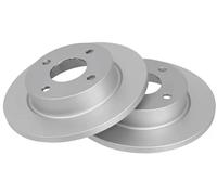 2x Bremsscheibe voll 16211 A.B.S. für NISSAN MICRA II