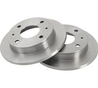 2x Bremsscheibe voll 17209 A.B.S. für HYUNDAI ATOS