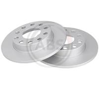 2x Bremsscheibe voll 17332 A.B.S. für AUDI SEAT