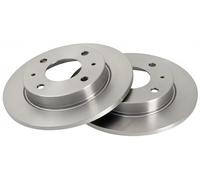 2x Bremsscheibe voll 17671 A.B.S. für SMART MITSUBISHI