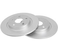 2x Bremsscheibe voll 18053 A.B.S. für TOYOTA AVENSIS Stufenheck AVENSIS Kombi