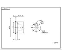 2x Bremsscheibe voll 231 770 HART für KIA CARENS II Großraumlimousine CLARUS