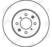Bremsscheibe JURID 562082JC