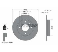 Bremsscheibe TEXTAR 92134903