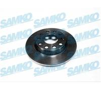 2x Bremsscheibe voll A1013PR SAMKO für AUDI VW SEAT
